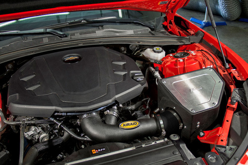 Airaid 250-332 2016 Chevrolet Camaro V6-3.6L F/I Intake System w/ Tube (Oiled / Red Media)