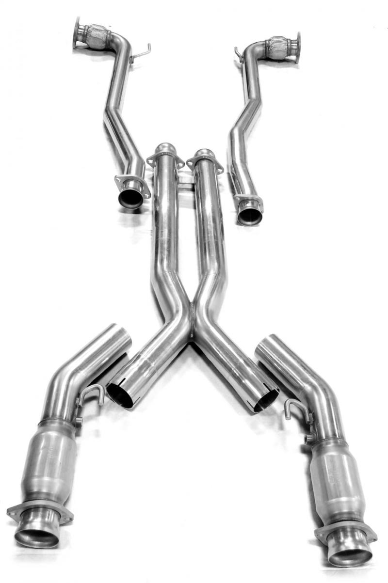 Kooks Headers 24203200 Kooks 08-09 Pontiac G8 GT/GXP LS2/LS3 6.0L/6.2L 3in In x 2 1/2in OEM Out Cat X Pipe made in SS