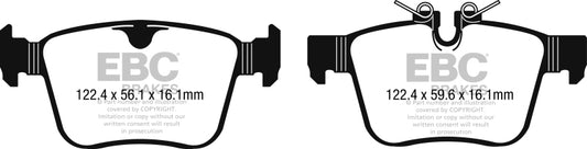 EBC DP42246R 2016+ Jaguar F-Pace 2.0L TD (180) Yellowstuff Rear Brake Pads