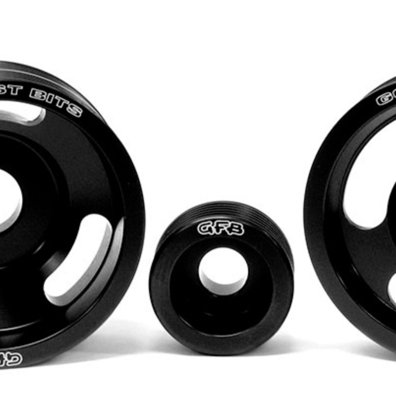 Go Fast Bits 2010 GFB 04-10 WRX/STI 3 Piece Under-Drive Pulley Kit w/ Belts (Crank Alternator & Power Steering)