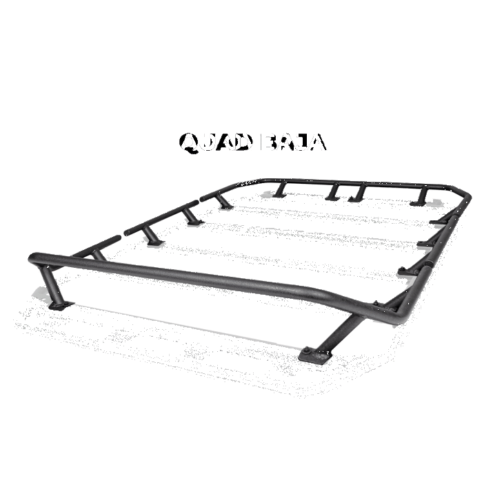 Go Rhino 5933062T SRM300 Dual Rail Kit (For 60x40in. Rack) - Tex. Blk (Rails ONLY - Req. Platform)