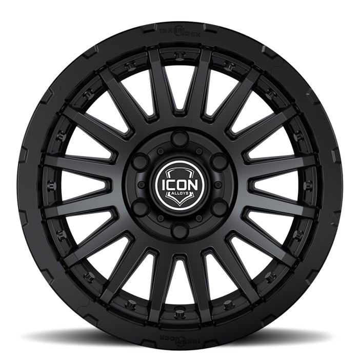 ICON 23617858347SB Recon Pro 17x8.5 6x5.5 0mm Offset 4.75in BS 106.1mm Bore Satin Black Wheel