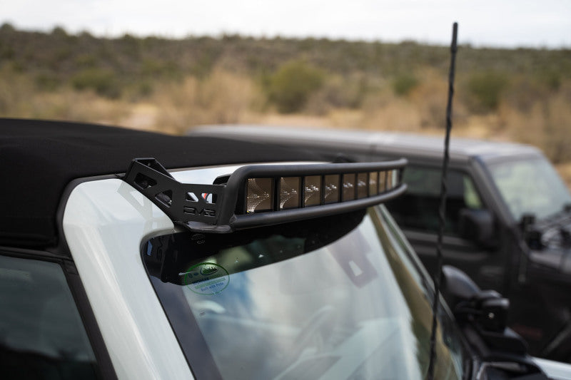 DV8 Offroad LBBR-03 DV8 21+ Ford Bronco Curved Light Bracket for 12 3in. Pod Lights