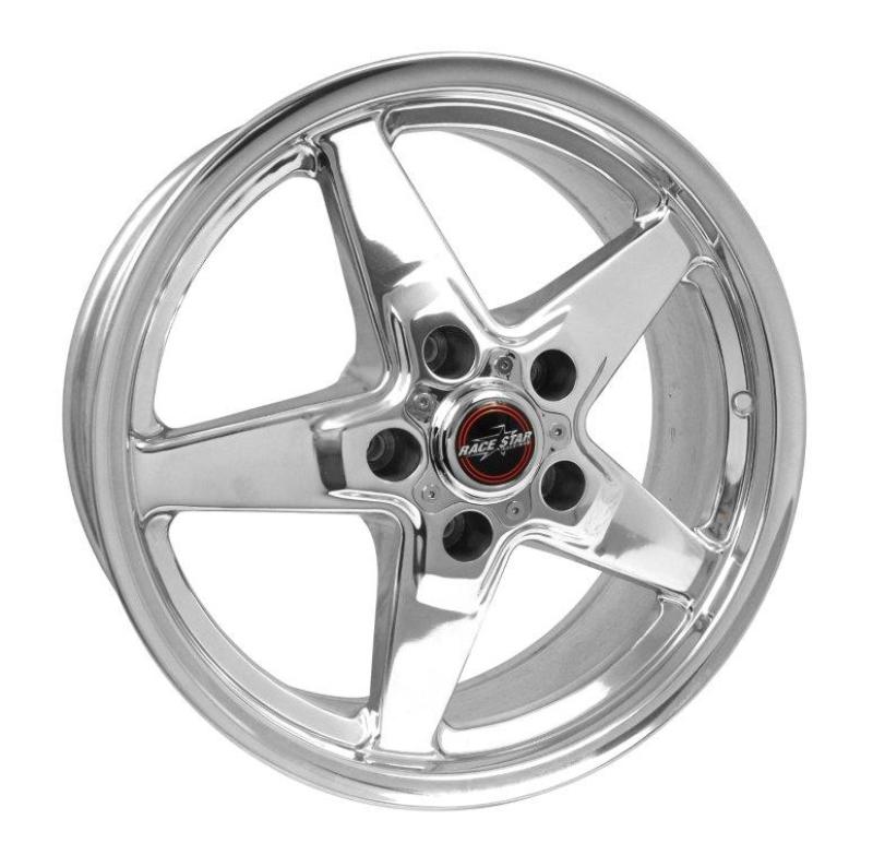Race Star 92-770247DP 92 Drag Star 17x7.00 5x4.75bc 4.25bs Direct Drill Polished Wheel