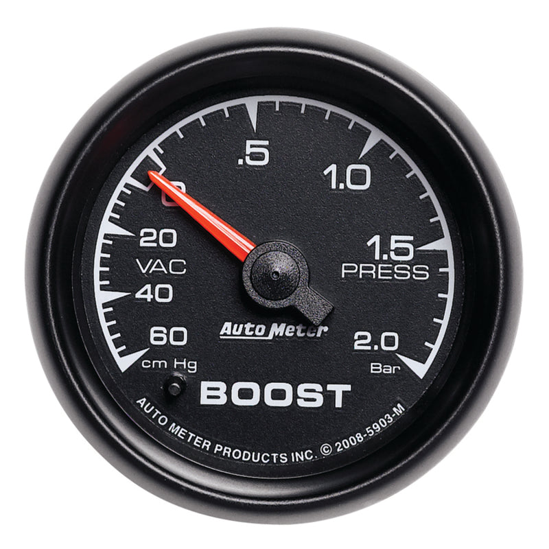 AutoMeter 5903 Autometer ES 52mm Boost/Vacuum Gauge
