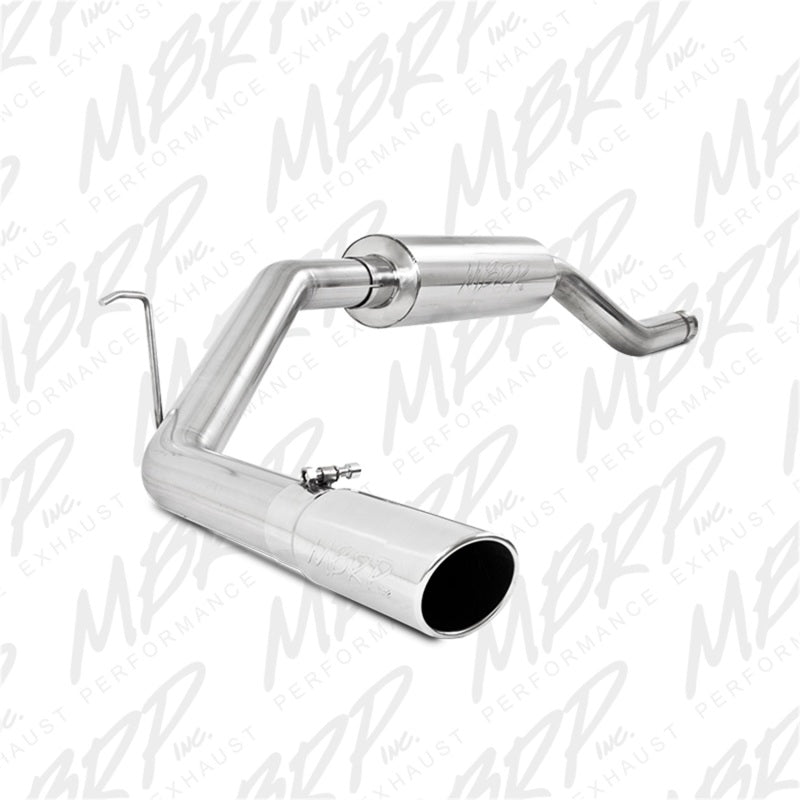 MBRP S5330AL 00-06 Toyota Tundra All 4.7L Models Resonator Back Single Side Exit Aluminized Exhaust System
