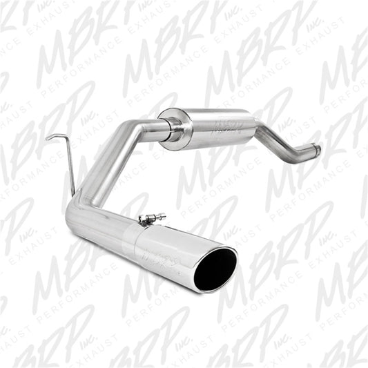 MBRP S5330AL 00-06 Toyota Tundra All 4.7L Models Resonator Back Single Side Exit Aluminized Exhaust System