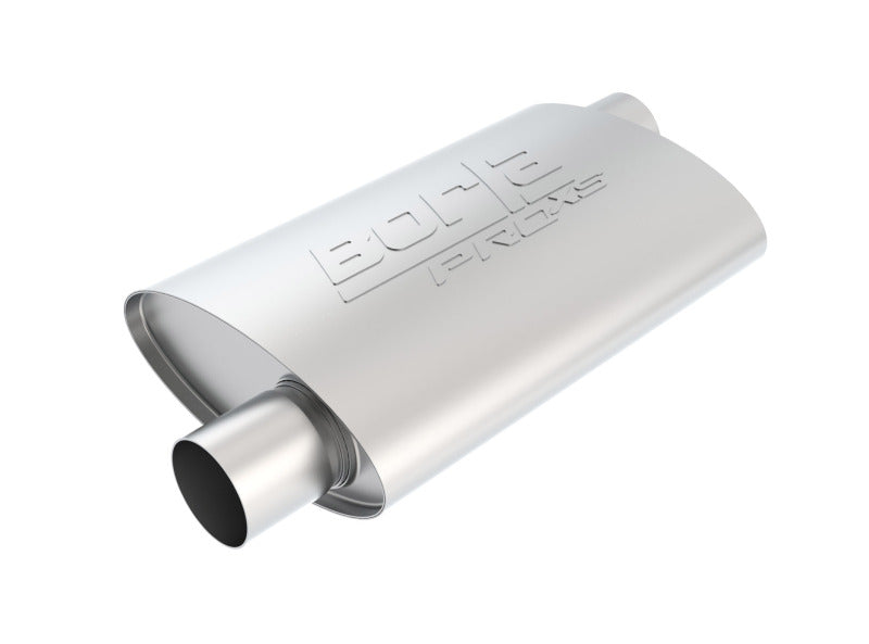 Borla 40352 Universal PRO-XS Muffler - Offset/Offset Oval 2.5in