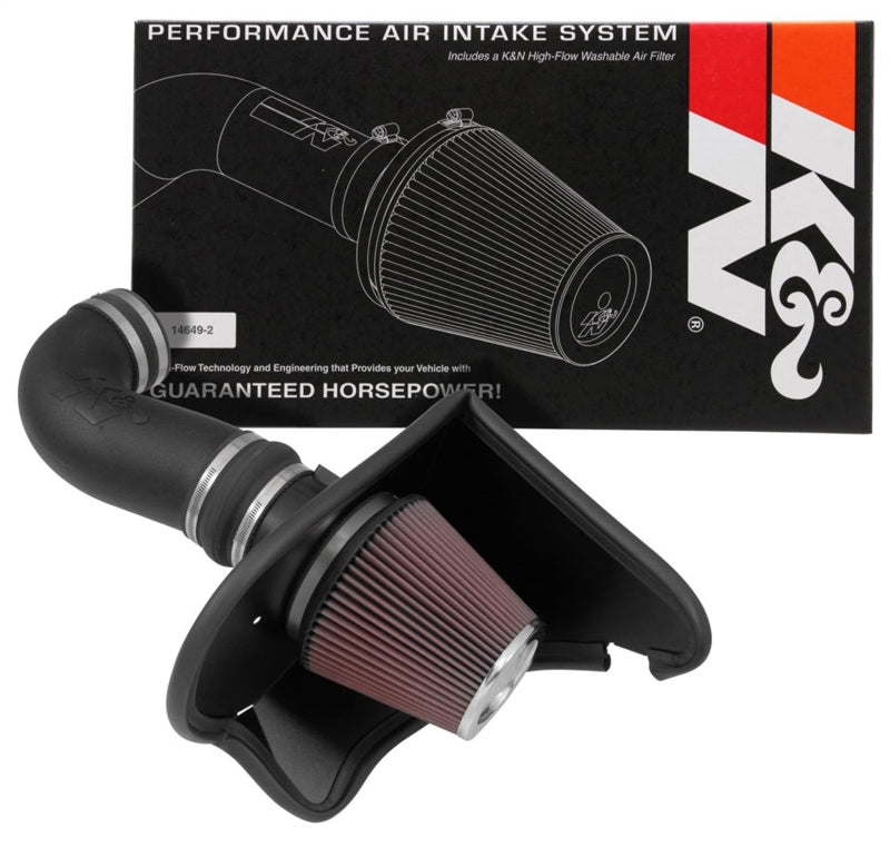 K&N Engineering 63-3092 K&N 2016 Chevy Camaro SS V8-6.2L AirCharger Performance Intake