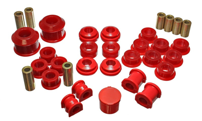 Energy Suspension 16.18111R 02-04 Acura RSX (includes Type S) Red Hyper-Flex Master Bushing Set