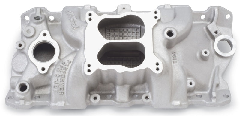 Edelbrock EDE7104 SBC Performer RPM Q-Jet Manifold - 262-400
