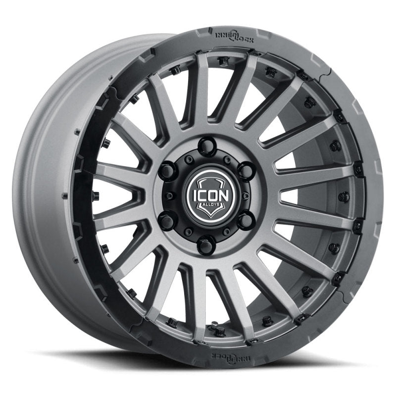 ICON 23617858347CH Recon Pro 17x8.5 6x5.5 0mm Offset 4.75in BS 106.1mm Bore Charcoal Wheel