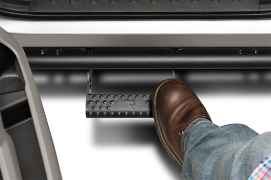 N-Fab F154RKRCCS4 RKR Step System 15-17 Ford F-150 SuperCrew - Tex. Black - 1.75in