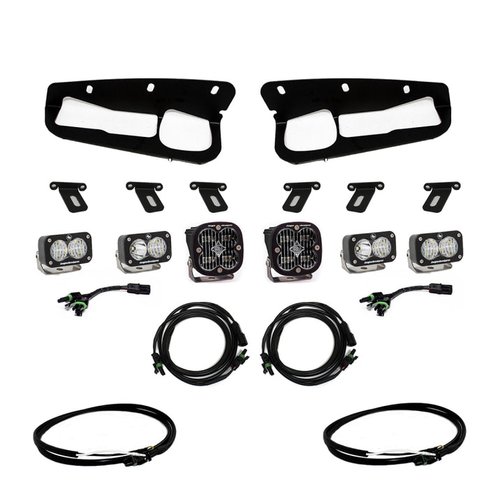 Baja Designs 447761UP 2021+ Ford Bronco Clear SAE Fog Pocket Kit w/Upfitter