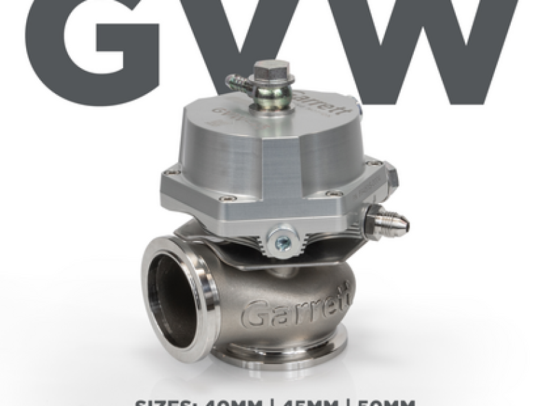Garrett 908829-0004 GVW-50 50mm Wastegate Kit - Silver