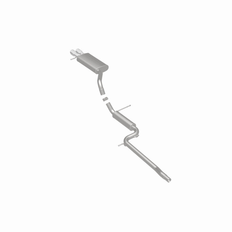 Magnaflow 15486 MagnaFlow Performance Cat-Back Exhaust System Dual Straight Drive Side Rear Exit 11-14 VW Jetta 2.0L