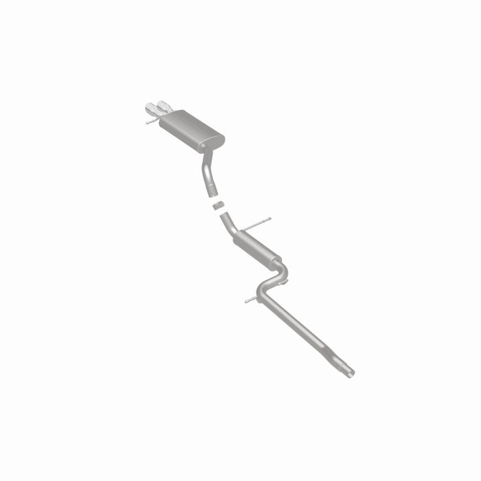 Magnaflow 15486 MagnaFlow Performance Cat-Back Exhaust System Dual Straight Drive Side Rear Exit 11-14 VW Jetta 2.0L