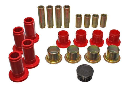 Energy Suspension 5.3124R 94-01 RAM 1500 / 94-02 RAM 2500/3500 2WD Red Front Control Arm Bushing Set