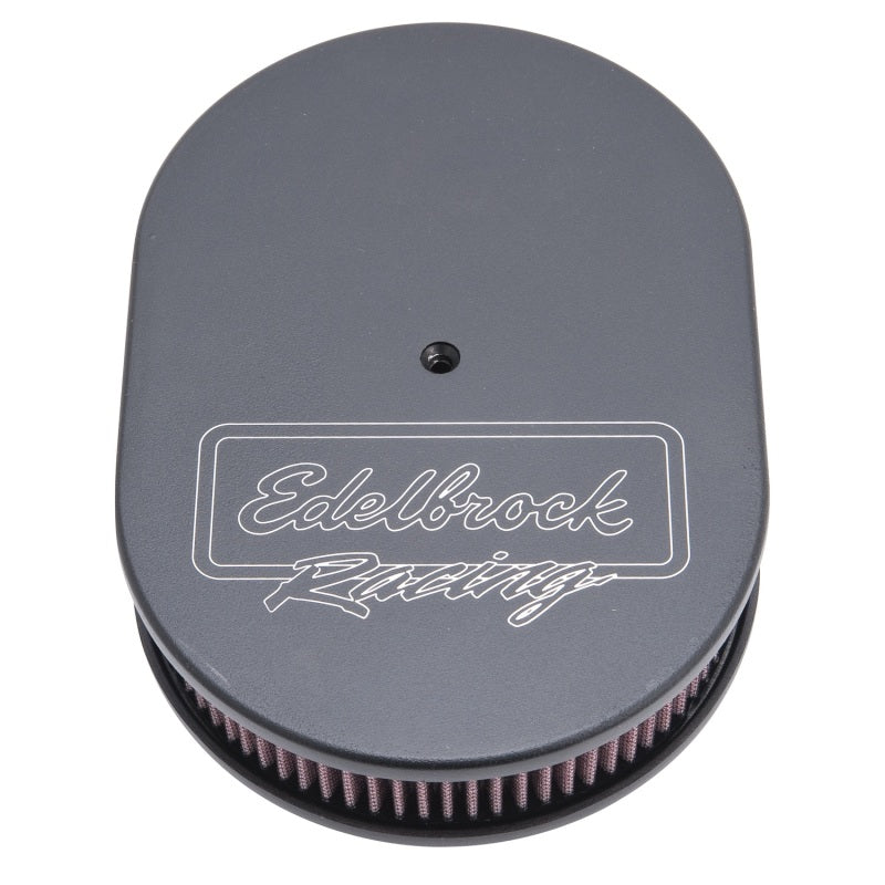 Edelbrock EDE42203 Oval Air Cleaner Assm. - Black