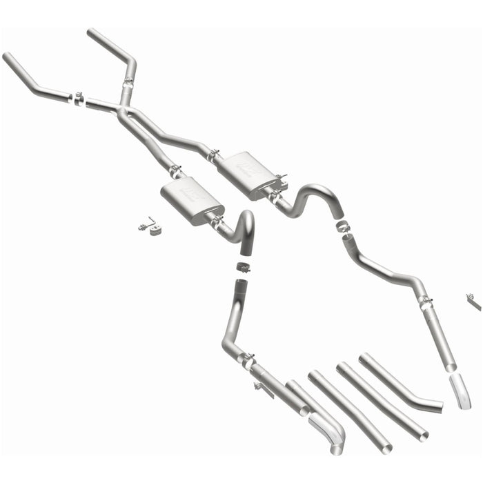 Magnaflow Perf Exhaust MAG15893 64-67 GM A Body 2.5in Dual Exhaust System