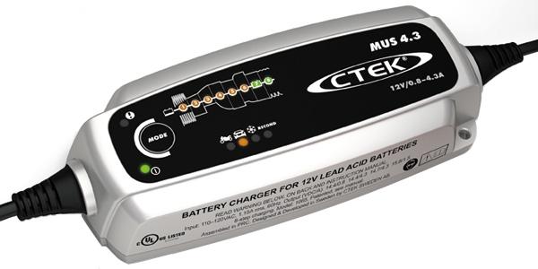 CTEK 56-959 Battery Charger - MUS 4.3 Test & Charge - 12V
