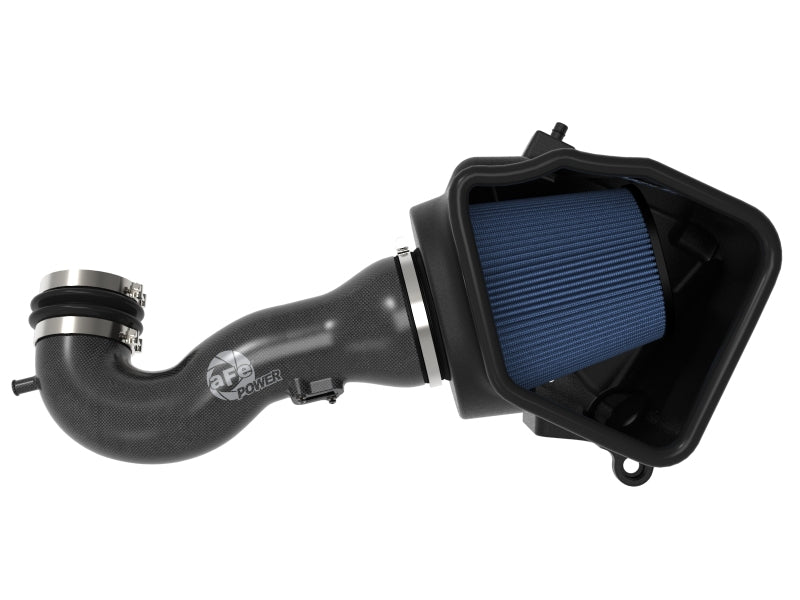 aFe 57-10015R 19-20 GM Trucks 5.3L/6.2L Track Series Carbon Fiber Cold Air Intake System With Pro 5R Filters