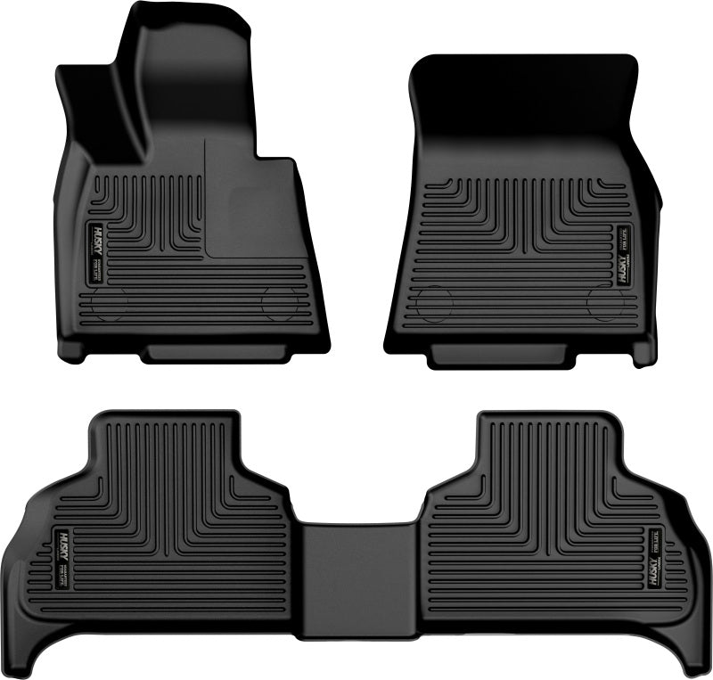 Husky Liners 95921 19-23 BMW X5 Weatherbeater Black Front & 2nd Seat Floor Liners
