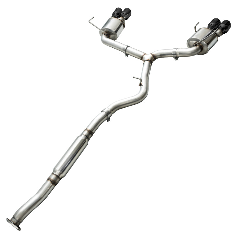 AWE Tuning 3015-43102 2015+ Subaru WRX VA Sedan Touring Edition Exhaust - Diamond Black Tips (102mm)
