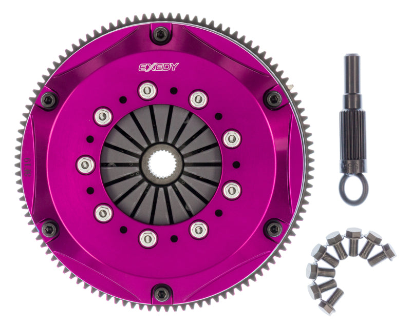 Exedy NM012SD 1989-1994 Nissan 240SX Hyper Twin Cerametallic Clutch Sprung Center Disc Push Type Cover
