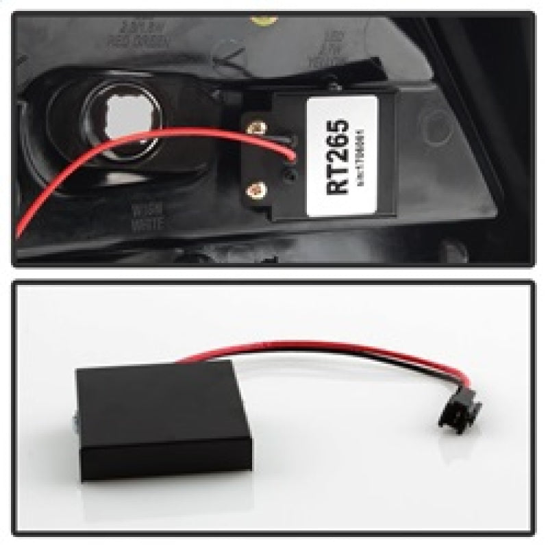 SPYDER 5085146 Spyder 12-14 Ford Focus 5DR LED Tail Lights - Black Smoke (ALT-YD-FF12-LED-BSM)