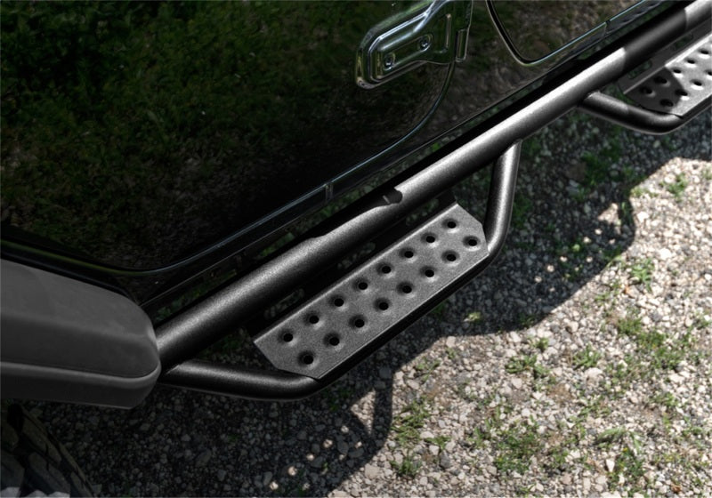 N-Fab 507416412 RS Nerf Step 07-18 Jeep Wrangler JK 4DR - Full Length - Tex. Black