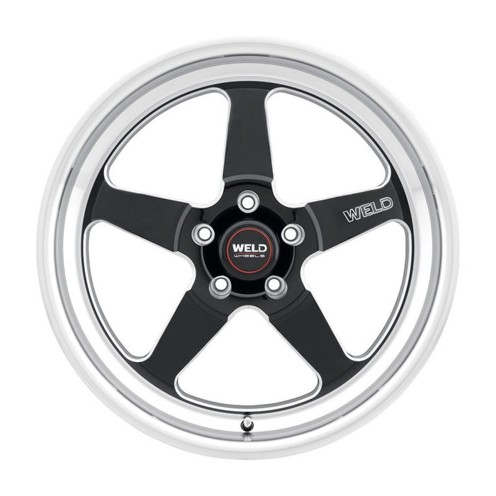Weld S1557C067N21 S155 17x5 Ventura Drag 5x114.3 ET-21 BS2.18 Gloss BLK MIL DIA 78.1