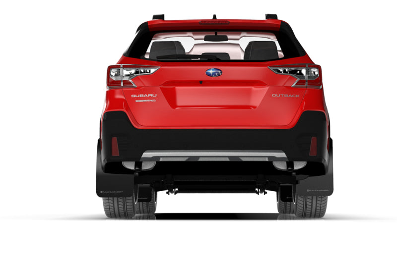 Rally Armor MF66-UR-BLK/RD 20-25 Subaru Outback Black UR Mud Flap w/Red Logo