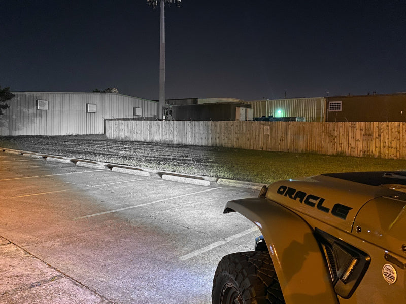 ORACLE Lighting 5883-001 2019+ Jeep Wrangler JL Skid Plate w/ Integrated LED Emitters - Clear