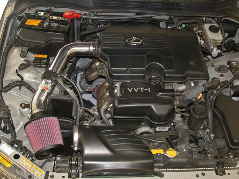 K&N Engineering 69-8700TP K&N Performance Intake Kit TYPHOON LEXUS IS300 L6-3.0L 01-02 - POLISHED