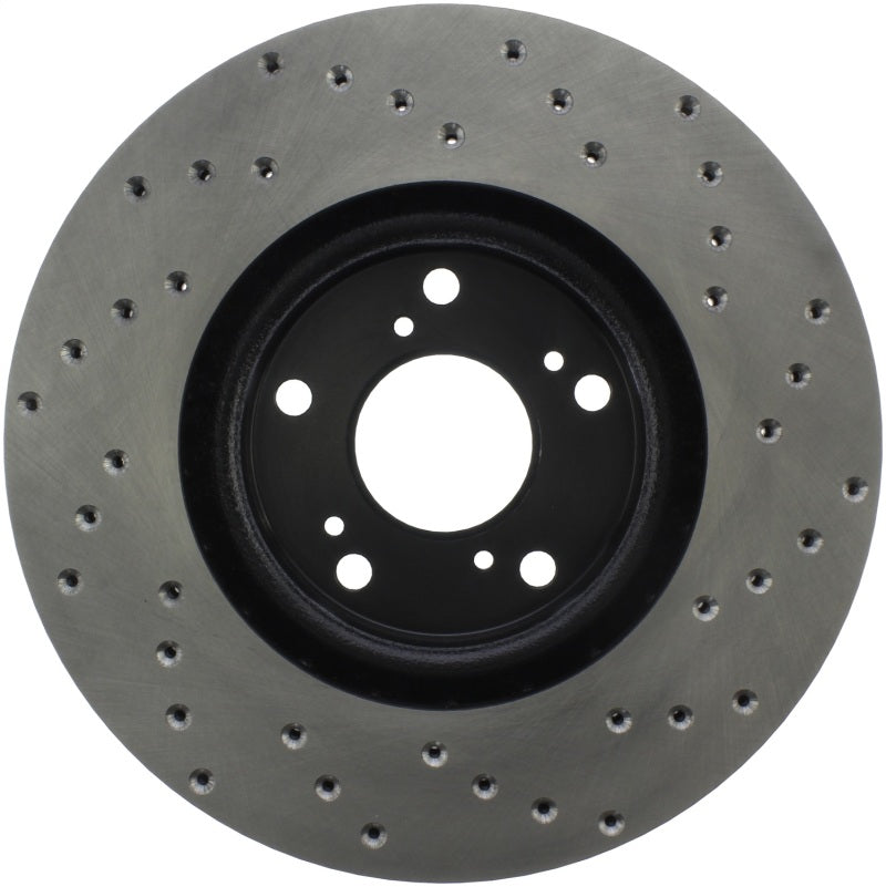 Stoptech 128.40057R StopTech 06-08 Honda Civic Si Cross Drilled Right Front Rotor