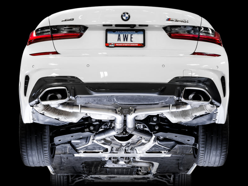 AWE Tuning 3020-11032 2019+ BMW M340i (G20) Track Edition Exhaust (Use OE Tips)