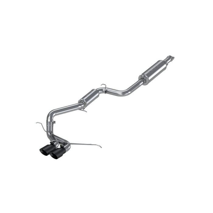 MBRP S4200409BT 13-17 Ford Focus ST 2.0L EcoBoost Dual Center Outlet T409 3in Cat Back w/ Black Tips