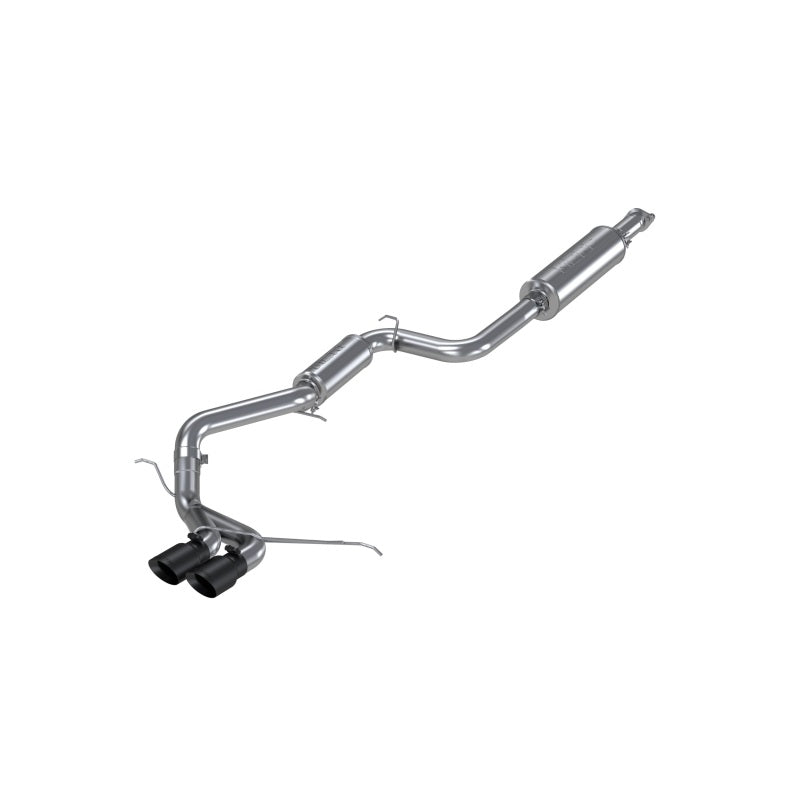 MBRP S4200409BT 13-17 Ford Focus ST 2.0L EcoBoost Dual Center Outlet T409 3in Cat Back w/ Black Tips