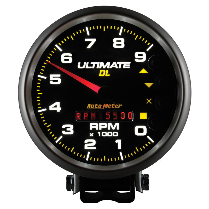 Autometer ATM6896 5in Ultimate DL Tach 9000 RPM Black