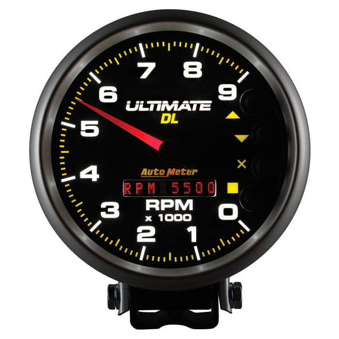 Autometer ATM6896 5in Ultimate DL Tach 9000 RPM Black