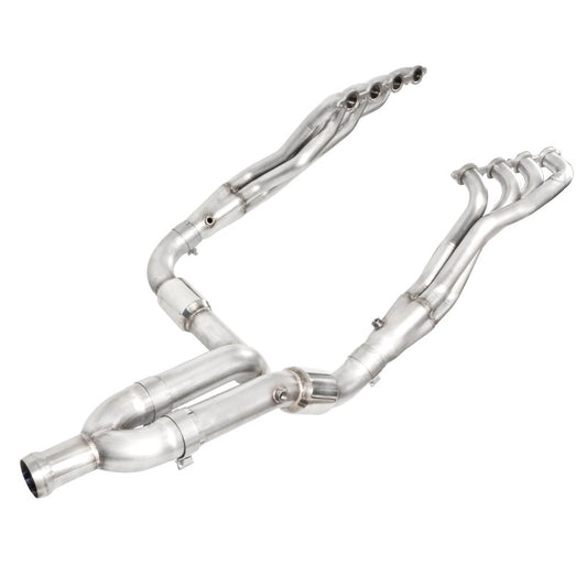 Stainless Works CT14HCATY 14-16 Chevy Silverado/GMC Sierra Fit 5.3L Only Header High-Flow Cats Factory Conn