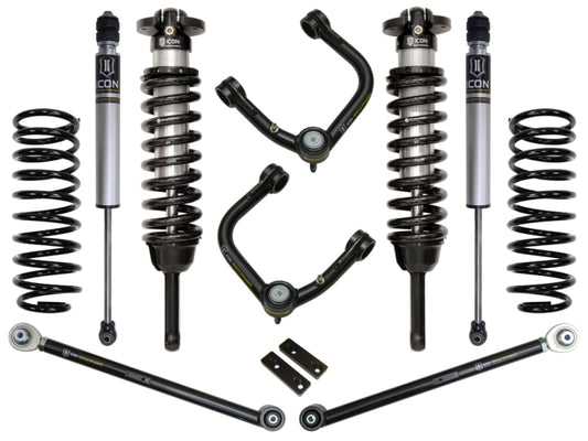 ICON K53053T 03-09 Toyota 4Runner/FJ 0-3.5in Stage 3 Suspension System w/Tubular Uca