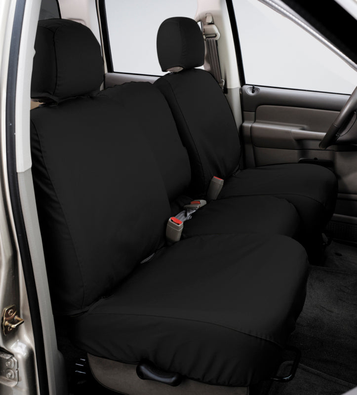 Covercraft SS2495PCCH 14-15 Nissan Xterra Polycotton SeatSaver Custom Front Row Seat Covers - Charcoal