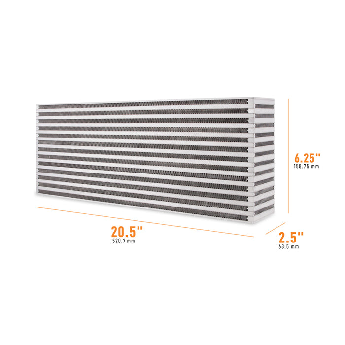 Mishimoto MMUIC-15 Universal Air-to-Air Intercooler Core - 20.5in / 6.25in / 2.5in