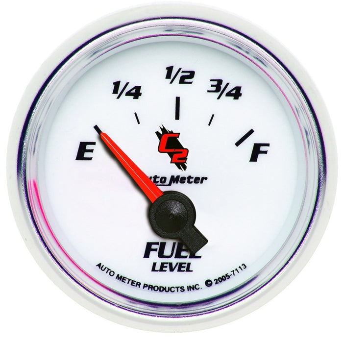 Autometer ATM7113 2-1/16in C2/S Fuel Level Gauge 0-90ohms