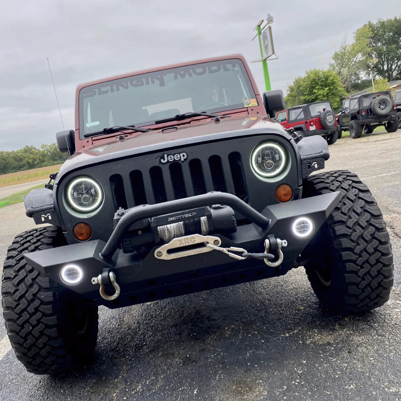 ORACLE Lighting 5769-334 Oracle 7in High Powered LED Headlights - Black Bezel - ColorSHIFT No Controller