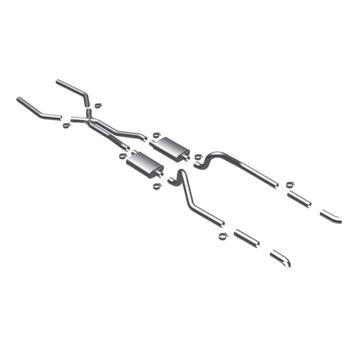 Magnaflow Perf Exhaust MAG15816 67-70 Mustang V8 Dual Exhaust Kit