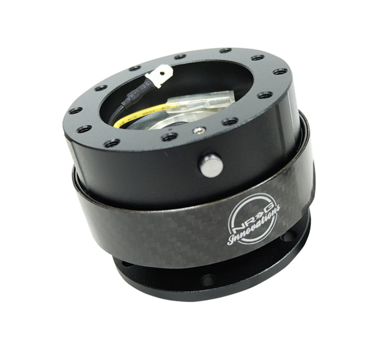 NRG SRK-200CF Quick Release Gen 2.0 - Black Body / Black Carbon Fiber Ring