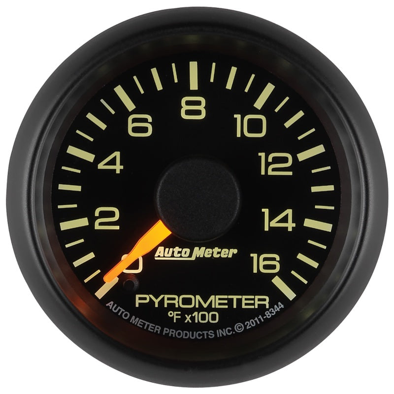 AutoMeter 8344 Autometer Factory Match GM 2-1/16in 1600 Degree Electric Pyrometer (EGT) Gauge